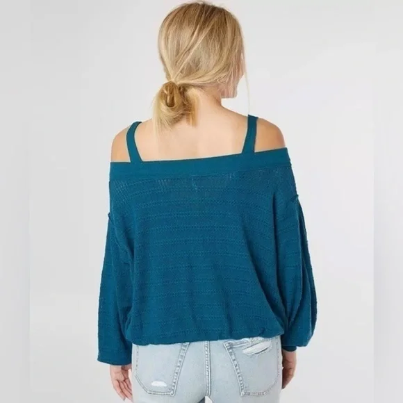 Free‎ People Sistine Hacci Cold Shoulder Top Size XS OB967835. - Picture 2 of 6